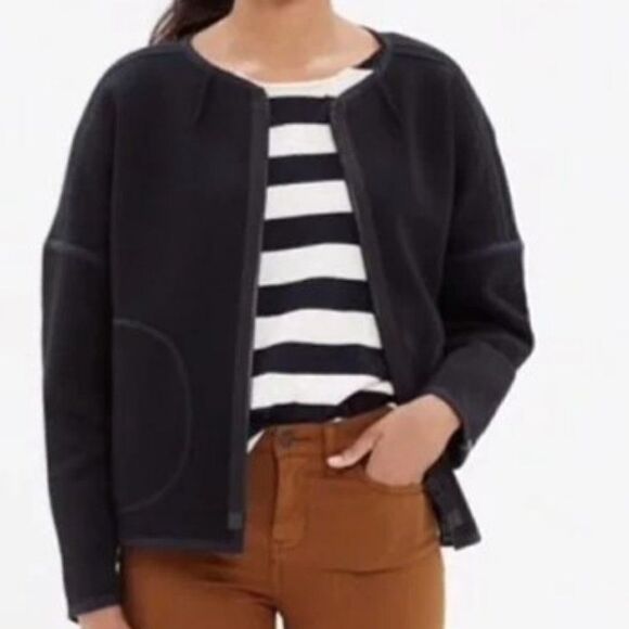 Black Madewell Everywhere Jacket- Size small/XS Excellent - Picture 1 of 9